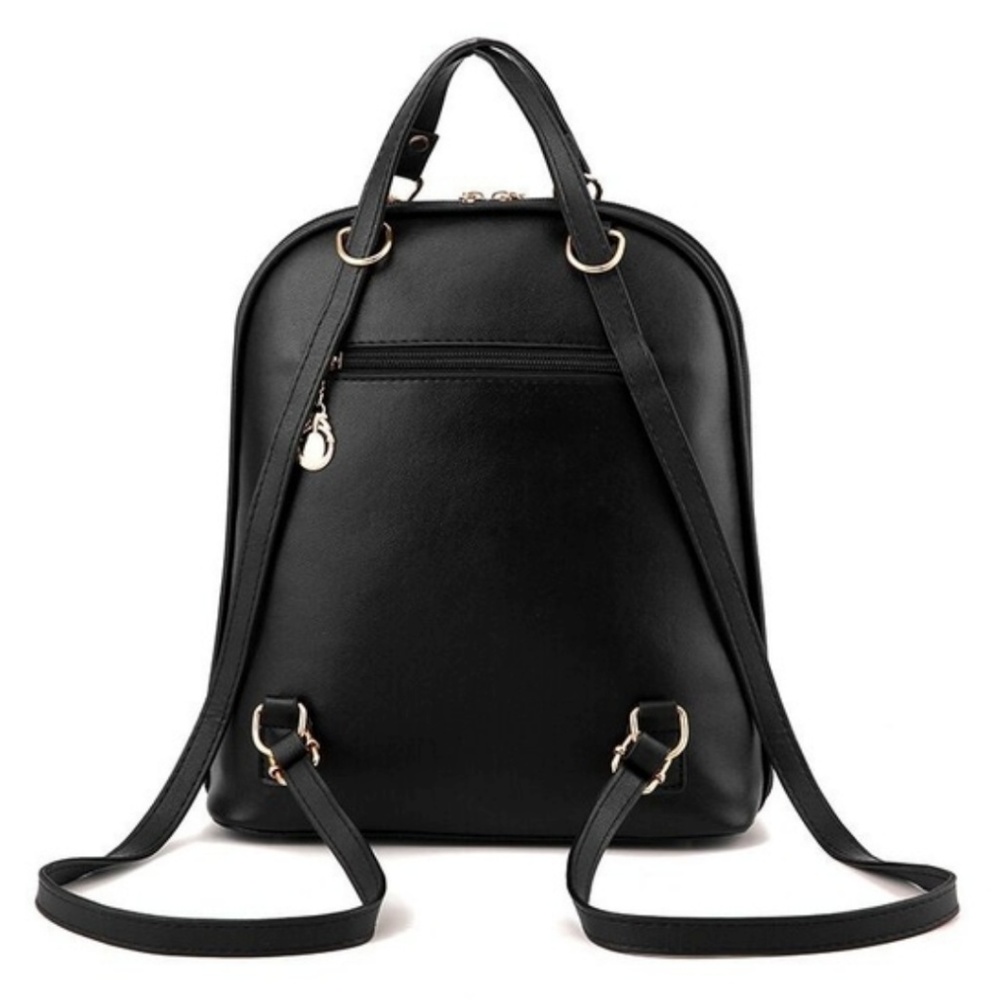 Waterproof Leather Backpack - Picture 3 of 8
